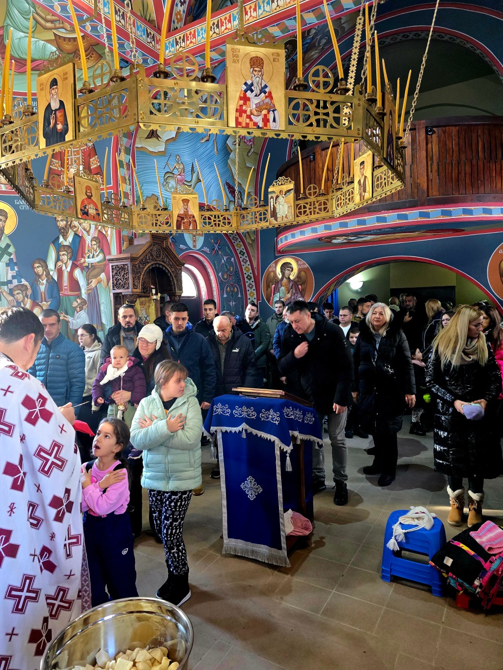 Детињци у Храму Светог&nbsp;Пантелејмона